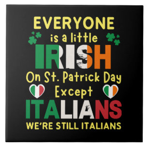 Carreau Tout le monde est un peu irlandais à la Saint-Patr
