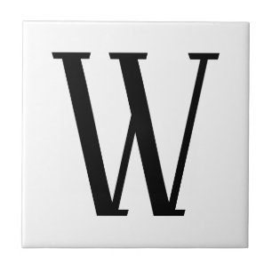 Carreau Toute lettre Couleurs noires et blanches ou do-i