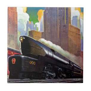 Carreau Train de Pennsylvanie par Unknown