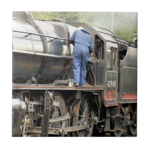 CARREAU TRAINS À VAPEUR