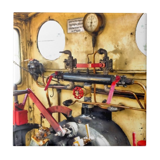 CARREAU TRAINS À VAPEUR (Devant)