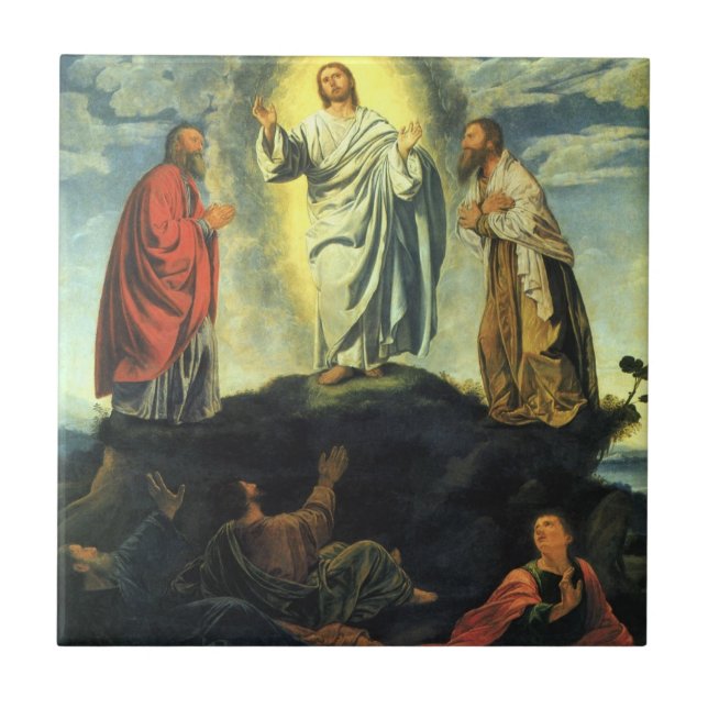 Carreau Transfiguration de Giovanni Girolamo Savoldo (Devant)