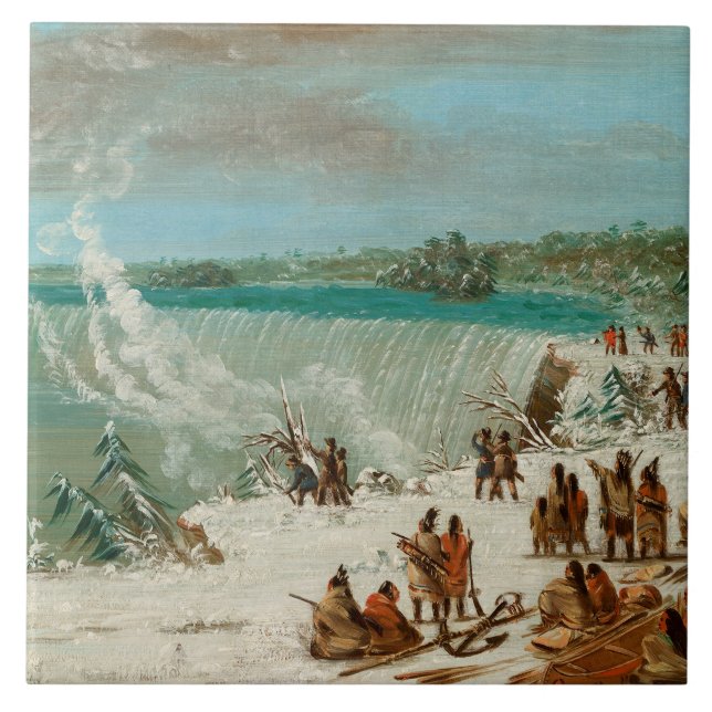 Carreau Transport autour des automnes de Niagara à la (Devant)