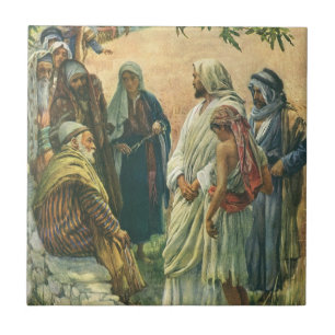 Carreau Travail sur le Sabbat, Religion Vintage