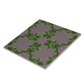 Carreau Treillis de Jade en Lilas Poussiéreux