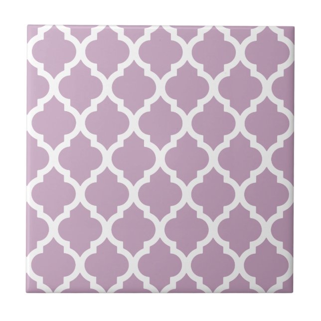 Carreau Trellis Marocain En Tile Rose Mauve (Devant)