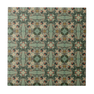 Carreau Trellis vert beige   Tile