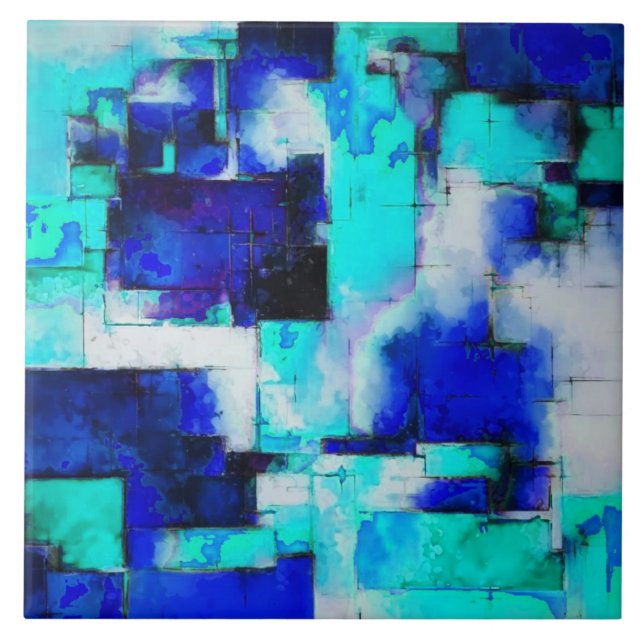 Carreau Trending Abstrait Peinture Art M2 Carrelage en cér (Devant)