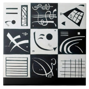 Carreau Trente, Abrégation Biomorphique - Kandinsky