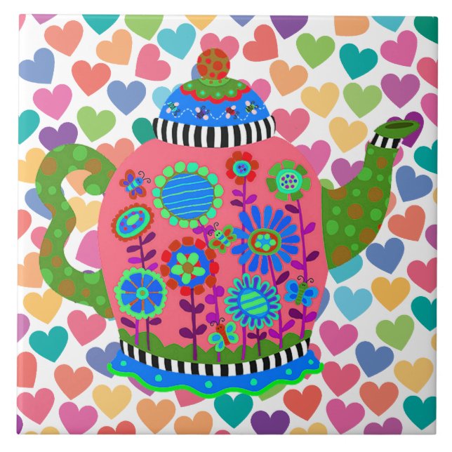 Carreau Trépied de thé (Devant)