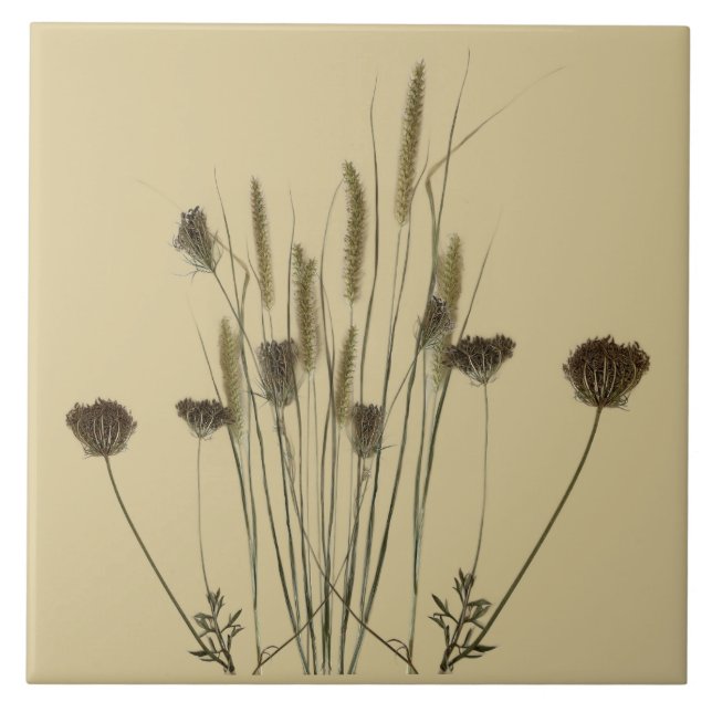 Carreau Trésors de l'hiver (A) sur un carrelage en céramiq (Devant)