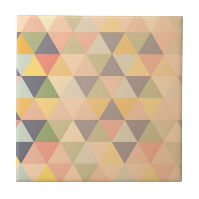 Carreau Triangles Abstraits Fade moderne Motif géométrique (Devant)