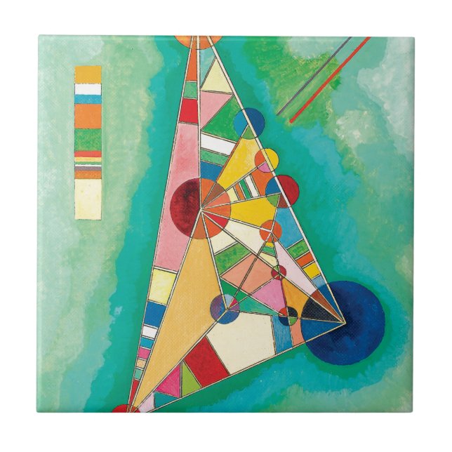 Carreau Triangles colorées par Wassily Kandinsky (Devant)