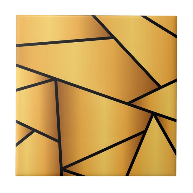 Carreau triangles géométriques avec motif transparent et c (Devant)