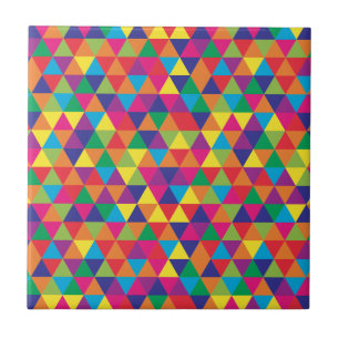 Carreau Triangles profonds - Motif Abstrait moderne