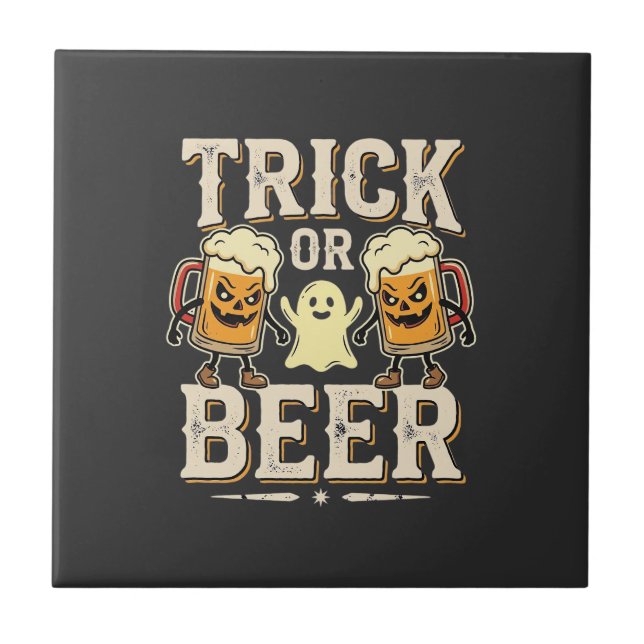 Carreau Trick or Beer Halloween Beer Design_1 (Devant)
