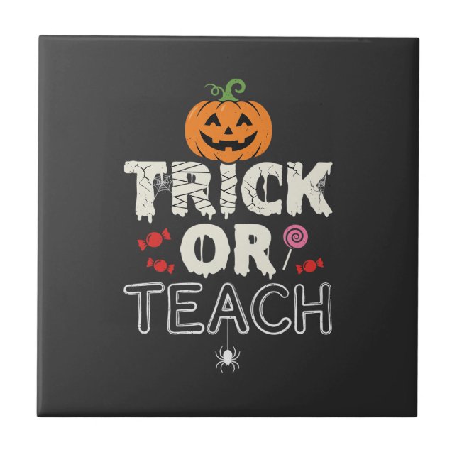 Carreau Trick or Teach Halloween Teacher Design (2)_1 (Devant)