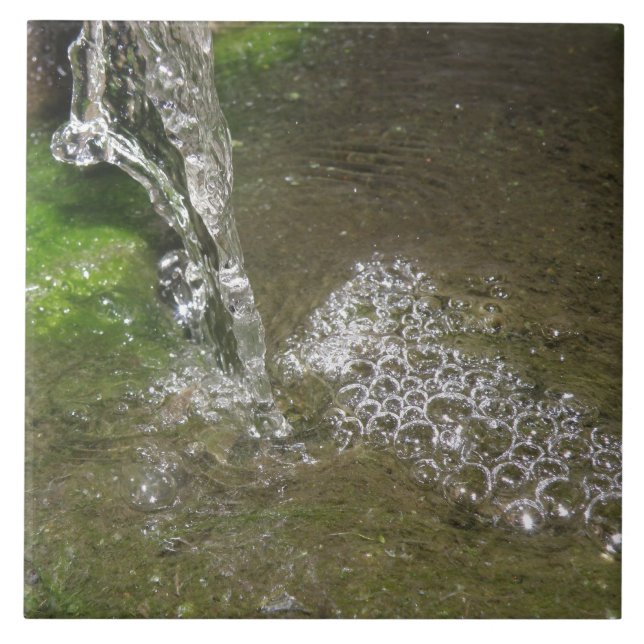 Carreau Trickling Cascade Bubbling Water Tile (Devant)