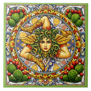 Carreau Trinacria sicilienne