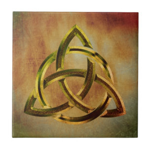 Carreau Trinity Knot Celtic Grunge Vintage