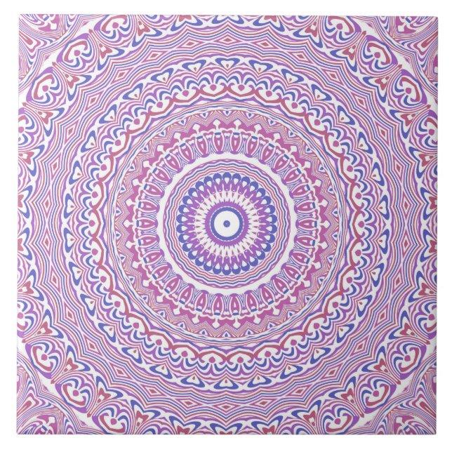 Carreau Trippie Hippie Boho Super Bohemian Kaleidoscope (Devant)