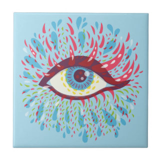 Carreau Trippy Oye Psychedelic Art