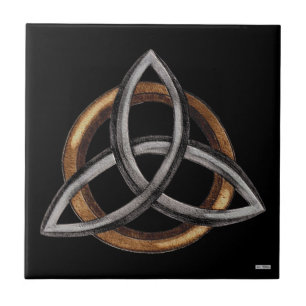 Carreau Triquetra (Brown/Argent)