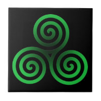 Triskele céleste vert