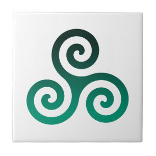 Carreau Triskele vert