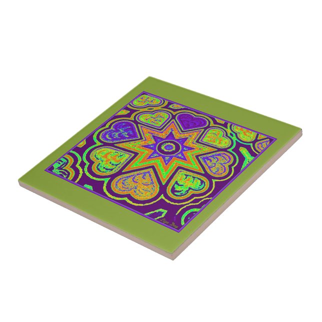 Carreau Trivet/Carrelage 'Purple Passion' (Côté)