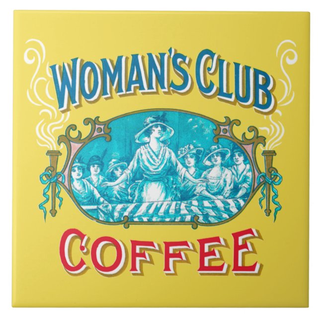 Carreau Trivet de café club pour femmes (Devant)