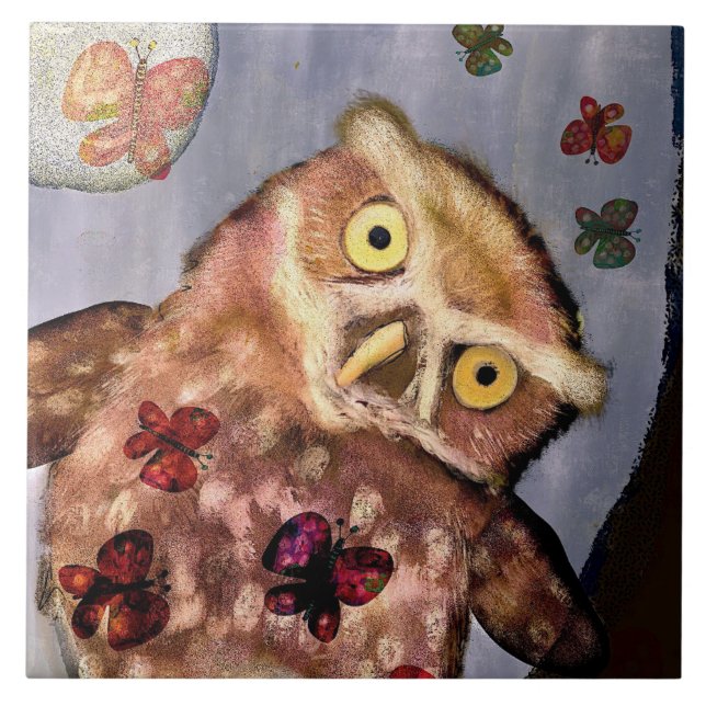 Carreau Trivet d'Owl (Devant)