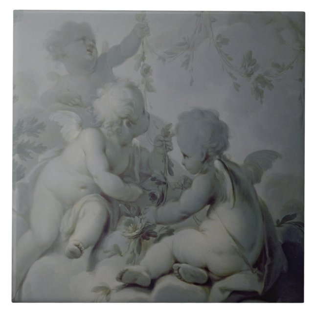 Carreau Trois cupidons, c.1775 (Devant)
