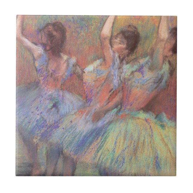 Carreau Trois Danseuses d'Edgar Degas, Art de ballet vinta (Devant)