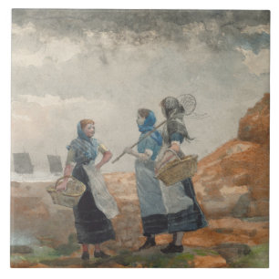 Carreau Trois filles Fisher (à Tynemouth, Northumberland)