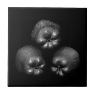 Carreau Trois Pommes - Photographie d'art noir et blanc