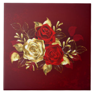 Carreau Trois Roses de bijoux