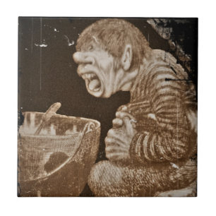 Carreau Troll avec Cauldron géant