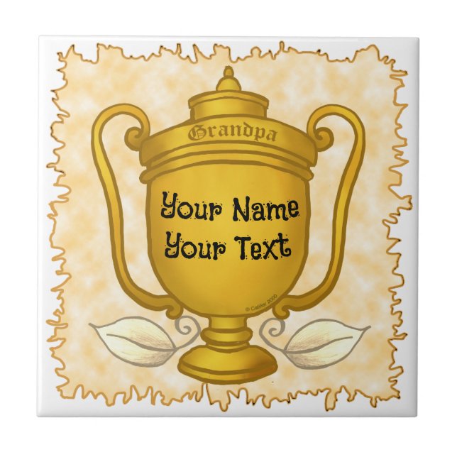 Carreau Trophée Grandpa golf (Devant)