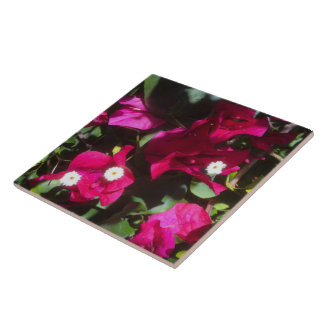 Carreau Tropical Floral Print, Retro Mood