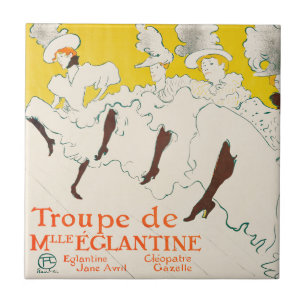 Carreau Troupe de Mademoiselle Eglantine, Toulouse Lautrec