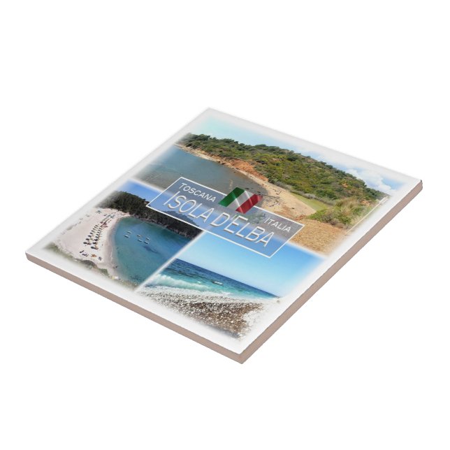 Carreau TSC016 ELBA, Mosaïque, Toscane, (Côté)