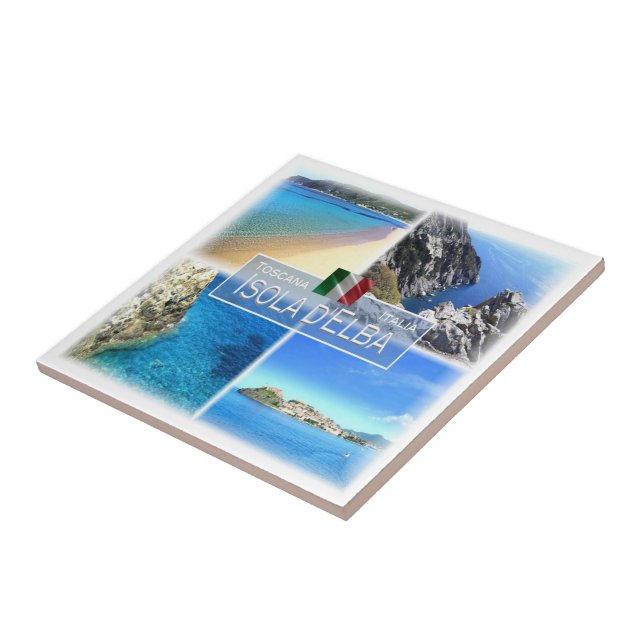 Carreau TSC017 ELBA, Mosaïque, Toscane, (Côté)