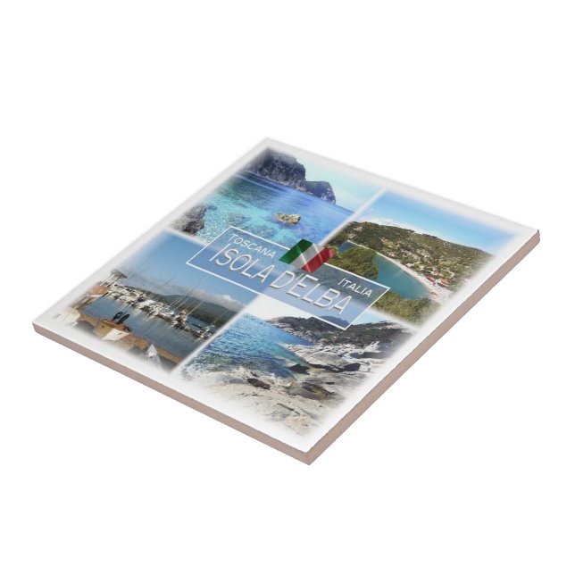 Carreau TSC018 ELBA, Mosaïque, Toscane, (Côté)