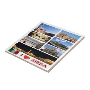 Carreau TSC035 SIENA I Love, Mosaic, Toscane,