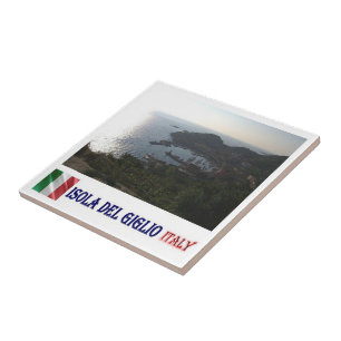 Carreau TSC119 ÎLE GIGLIO, Port, Toscane,