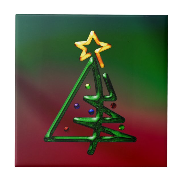 Carreau Tubulaire Chrome arbre de Noël (Devant)