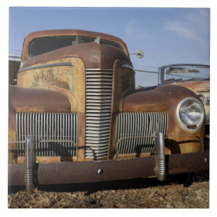 Carreau Tucumcari, Nouveau Mexique, Etats-Unis. Itinérair