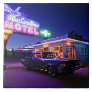 Carreau Tucumcari, Nouveau Mexique, Etats-Unis. Itinérair