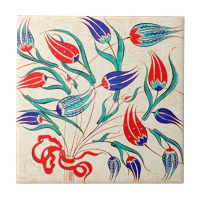 Carreau tuile 3 d'iznik (Devant)